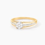 Bague Katherina Or Jaune Diamant - Bagues avec pierre Femme | Histoire d&rsquo;Or