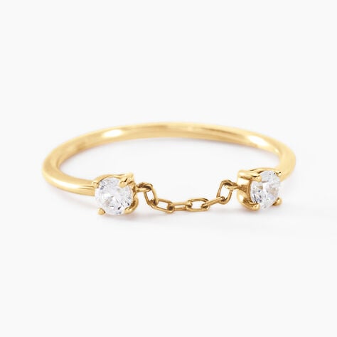 Bague Orion Or Jaune Oxyde De Zirconium - Bagues avec pierre Femme | Histoire d’Or