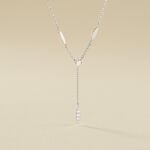Collier Bormana Argent Blanc Oxyde De Zirconium - Colliers fantaisie Femme | Histoire d&rsquo;Or