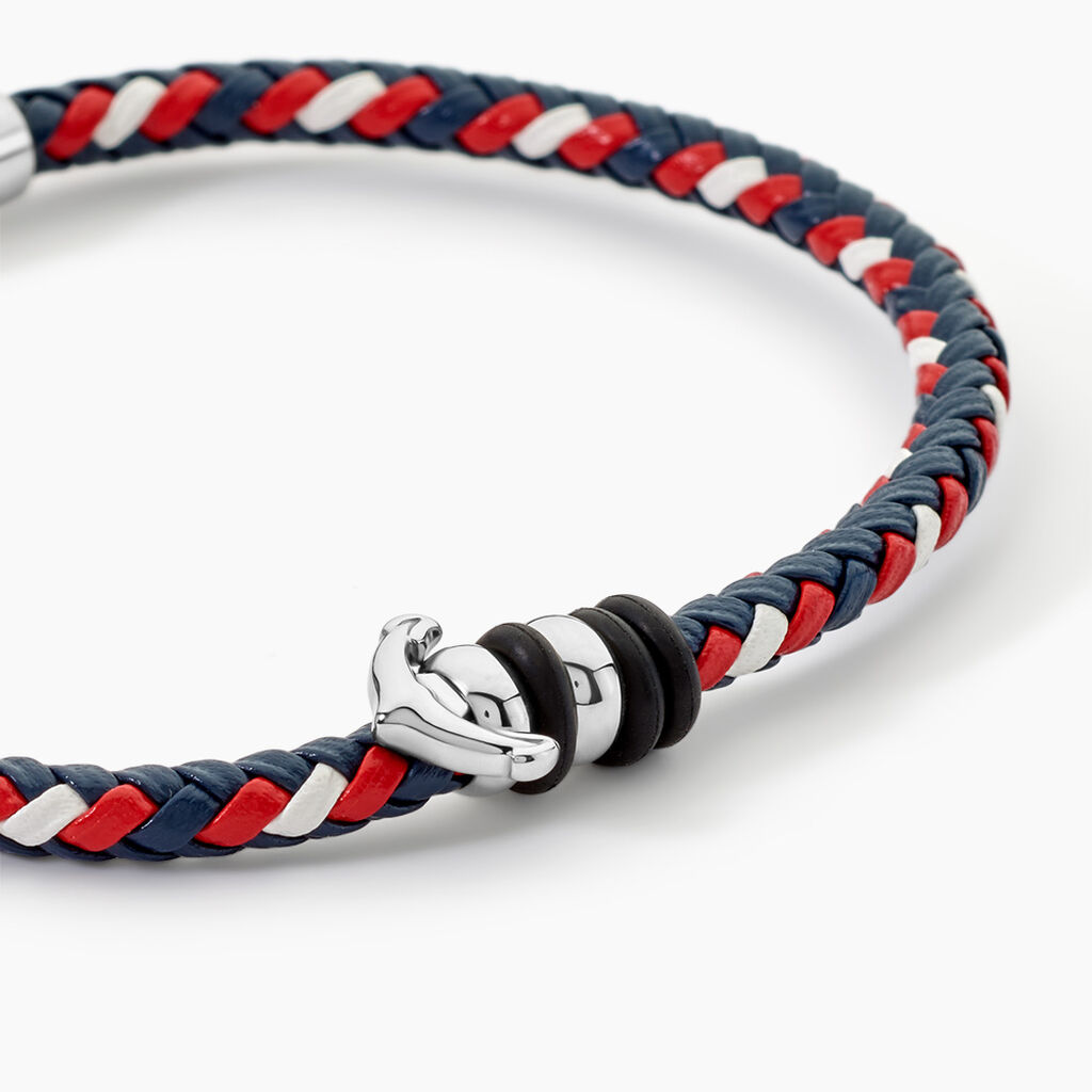 Bracelet Axel Acier Blanc - Bracelets Homme | Histoire d&rsquo;Or