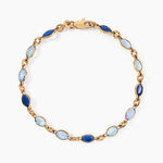 Bracelet Ilvaae Plaqu&eacute; Or Jaune Pierre De Synthese - Bracelets Femme | Histoire d&rsquo;Or