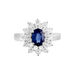 Bague Ivan Or Blanc Saphir Et Diamant - Bagues solitaires Femme | Histoire d’Or