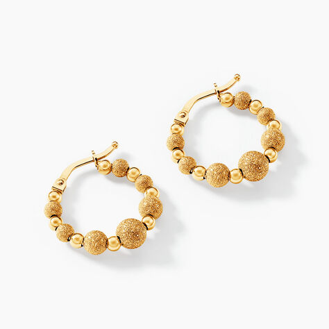 Créoles Ladonna Or Jaune - Boucles d'oreilles créoles Femme | Histoire d’Or