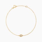Bracelet Mon Premier Diamant Or Jaune Diamant - Bracelets Femme | Histoire d&rsquo;Or