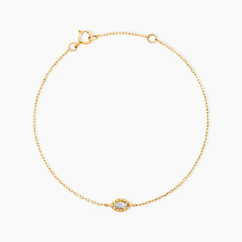 Bracelet Mon Premier Diamant Or Jaune Diamant - Bracelets Femme | Histoire d&rsquo;Or