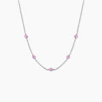 Collier Borya Argent Blanc Oxyde De Zirconium - Colliers fantaisie Femme | Histoire d&rsquo;Or