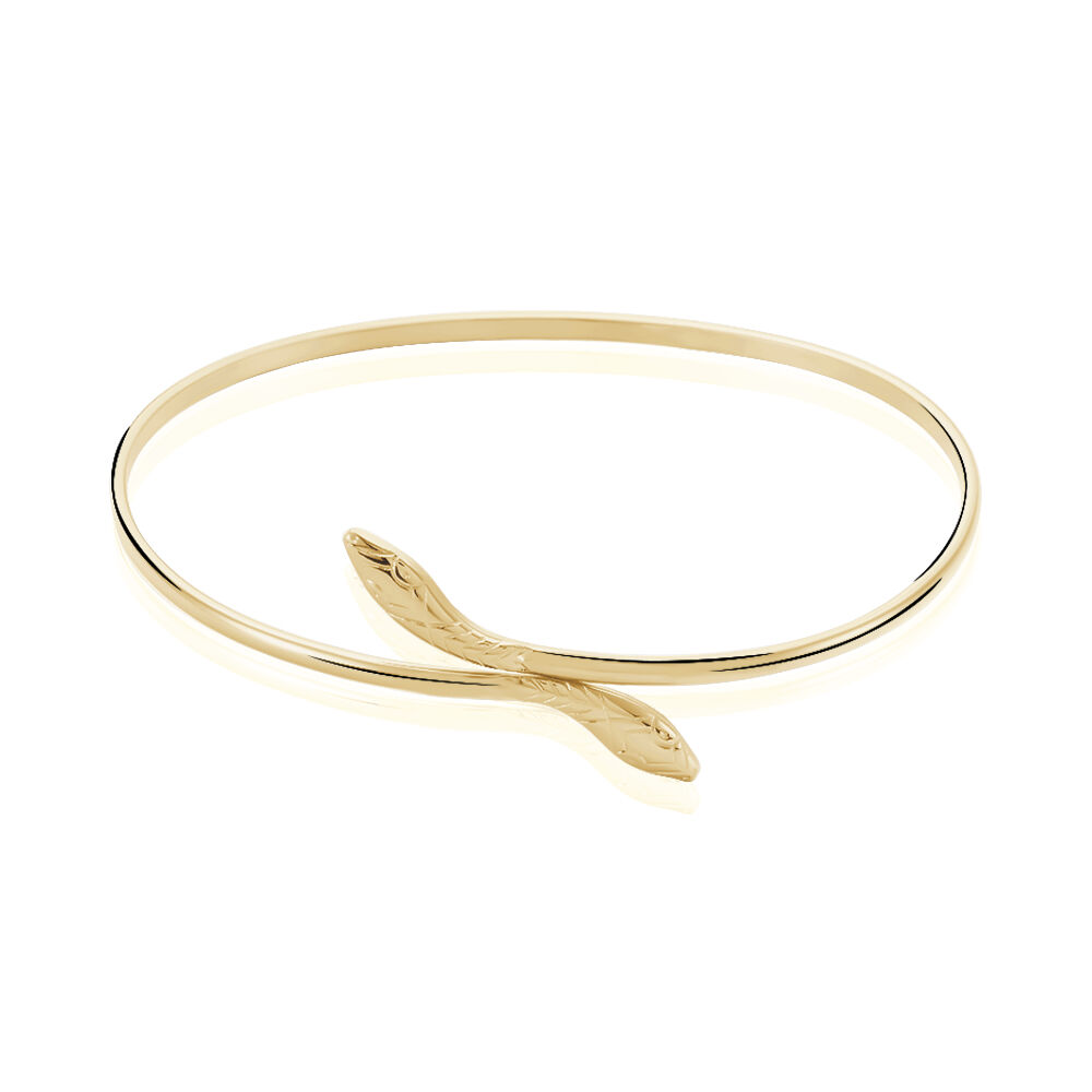 Bracelet serpent plaqué or clearance