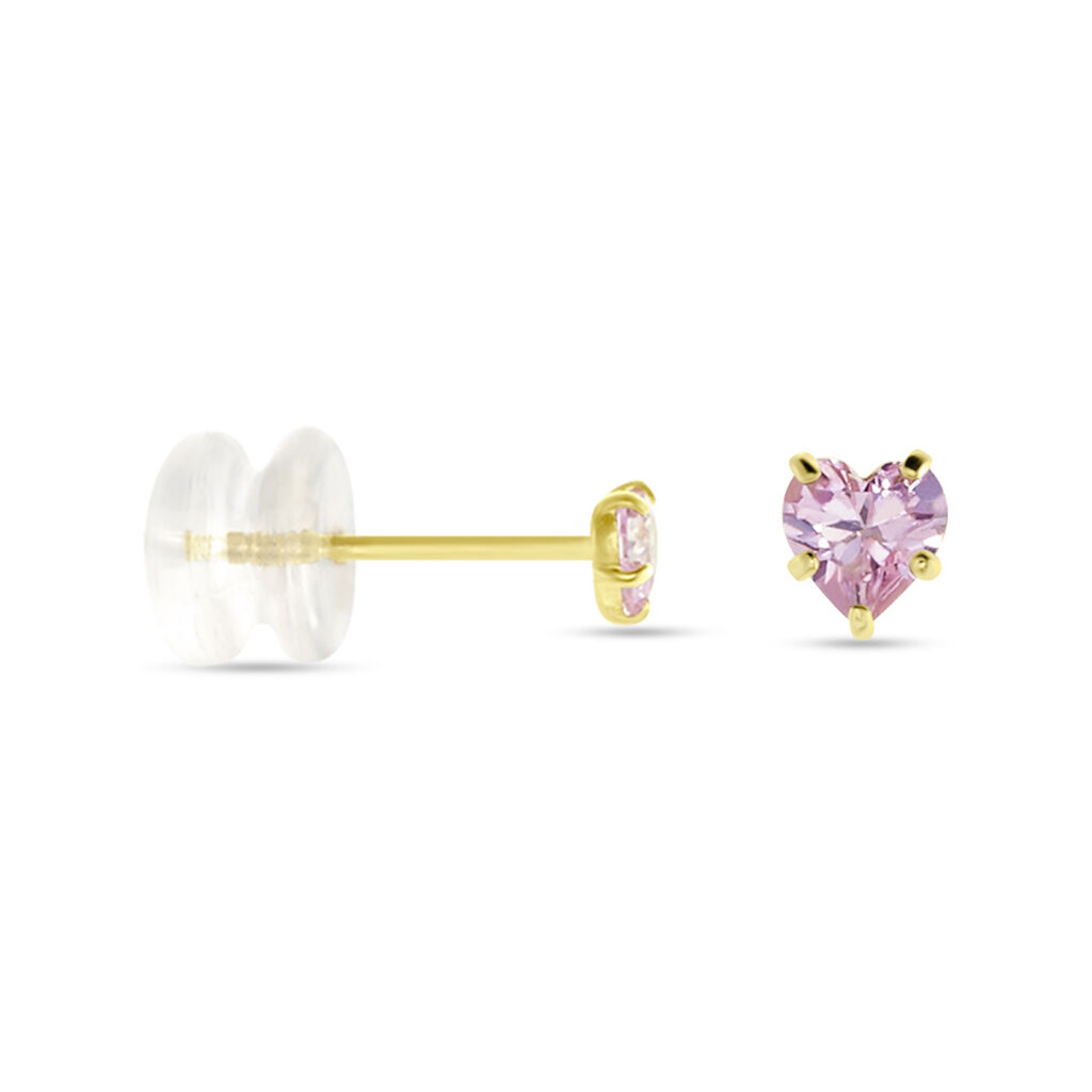 Boucles D'oreilles Puces Daria Or Jaune Oxyde - Clous d'oreilles Femme | Histoire d’Or