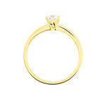 Bague Solitaire Natalia Or Jaune Diamant - Bagues solitaires Femme | Histoire d&rsquo;Or