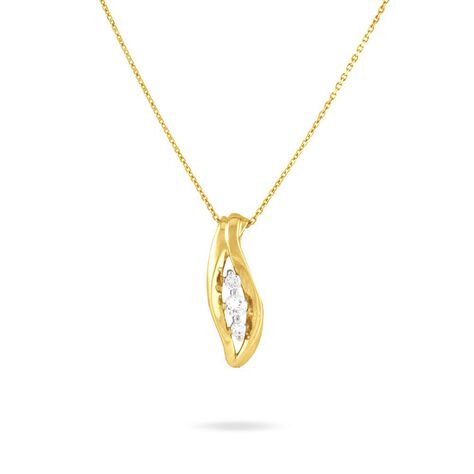 Collier Caline Or Jaune Diamant - Colliers Femme | Histoire d&rsquo;Or
