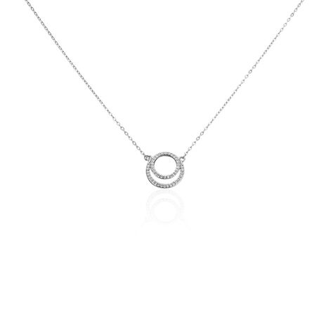 Collier Giacinta Argent Blanc Oxyde De Zirconium - Colliers fantaisie Femme | Histoire d’Or