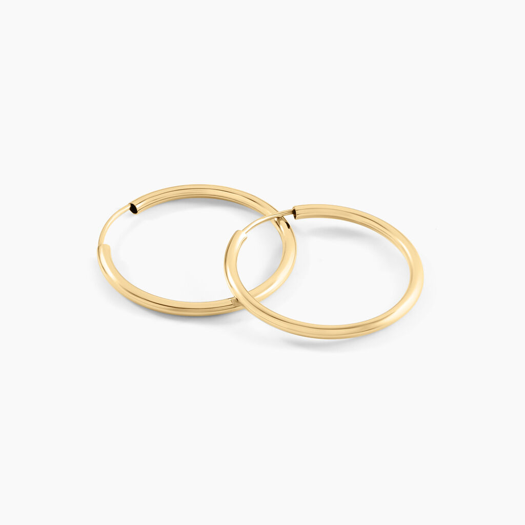 Cr&eacute;oles Valencina Or Jaune - Boucles d'oreilles cr&eacute;oles Femme | Histoire d&rsquo;Or