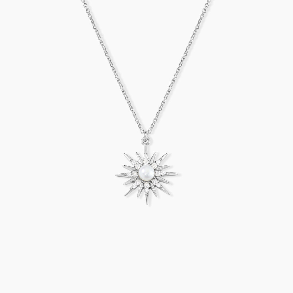 Collier Blanca Argent Blanc Perle De Culture - Colliers fantaisie Femme | Histoire d&rsquo;Or