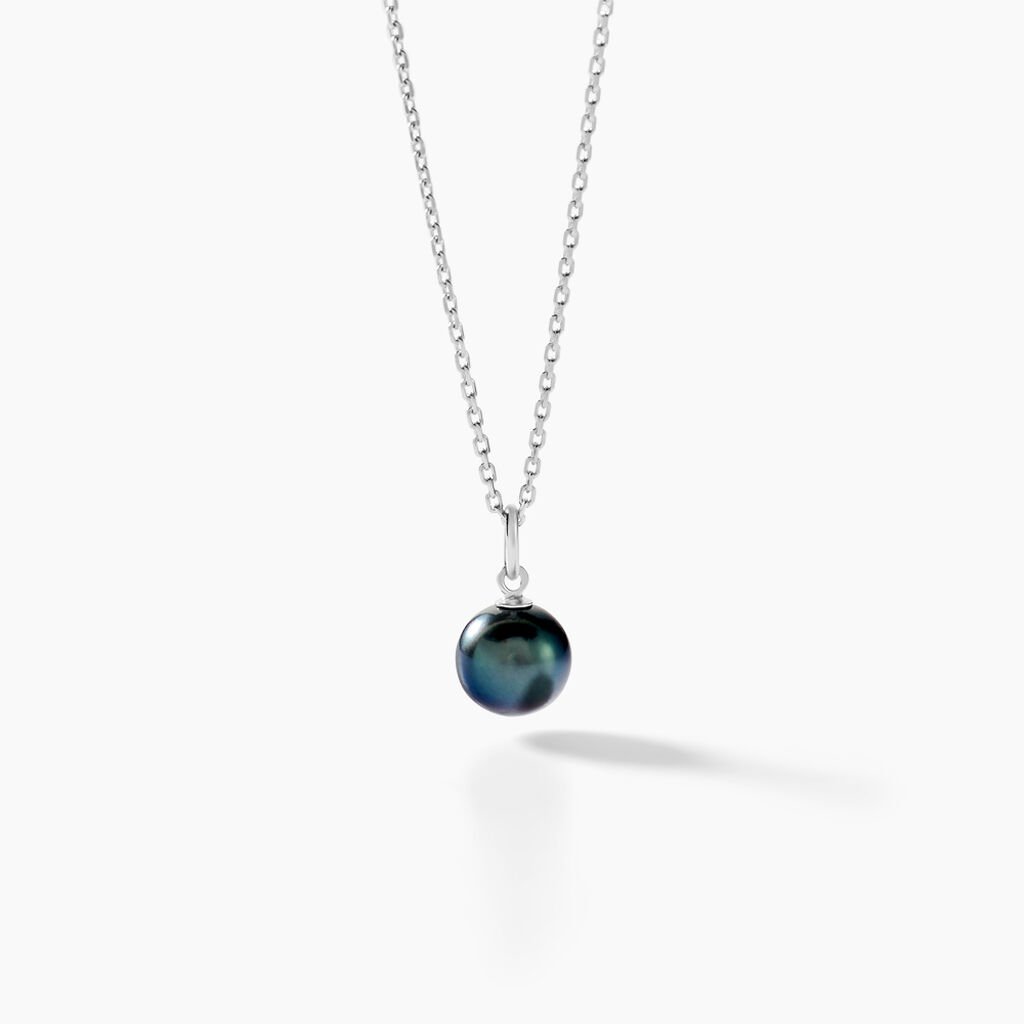 Pendentif Syana Or Blanc Perle De Culture De Tahiti - Pendentifs Femme | Histoire d’Or