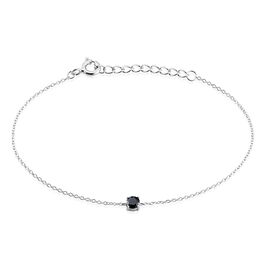 Bracelet Lylwenn Argent Blanc Oxyde De Zirconium Noir - Bracelets fantaisie Femme | Histoire d’Or