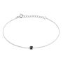 Bracelet Lylwenn Argent Blanc Oxyde De Zirconium Noir