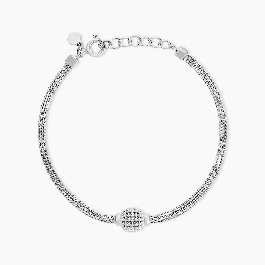 Bracelet Makana Argent Blanc - Bracelets Femme | Histoire d&rsquo;Or