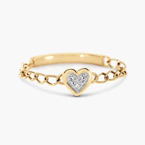 Bague Mahe Or Jaune Diamant - Bagues avec pierre Femme | Histoire d&rsquo;Or