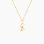 Pendentif Egee Chat Or Jaune - Pendentifs Famille | Histoire d&rsquo;Or