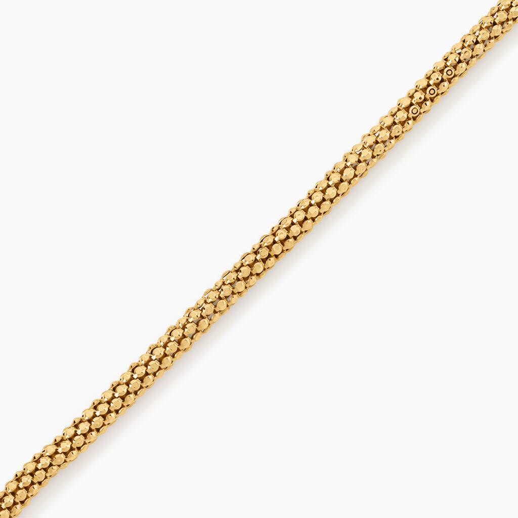 Bracelet Big Love Argent Dor&eacute; A L'Or 750/1000 - F&ecirc;te des m&egrave;res Femme | Histoire d&rsquo;Or