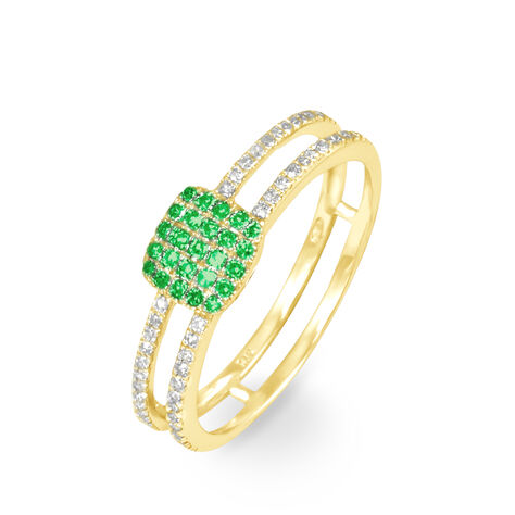 Bague Aude Or Jaune Grenat Et Diamant - Bagues avec pierre Femme | Histoire d’Or