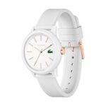 Montre Lacoste 12.12 Blanc - Id&eacute;es cadeaux Femme | Histoire d&rsquo;Or
