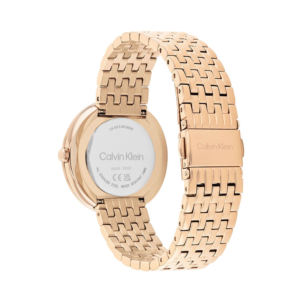 Montre Calvin Klein Twisted Bezel Blanc - Montres Femme | Histoire d’Or
