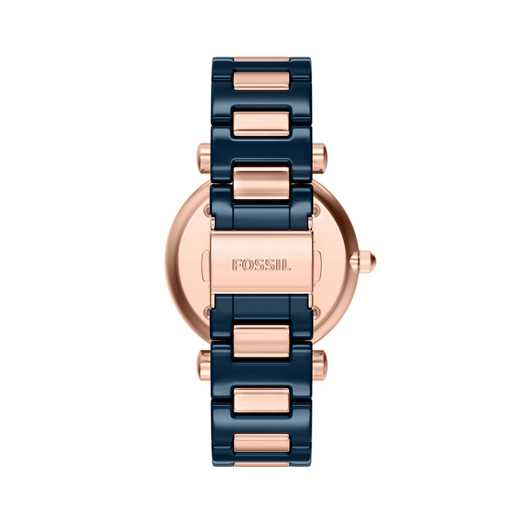 Montre Fossil Carlie 38 Bleu - Montres Femme | Histoire d&rsquo;Or