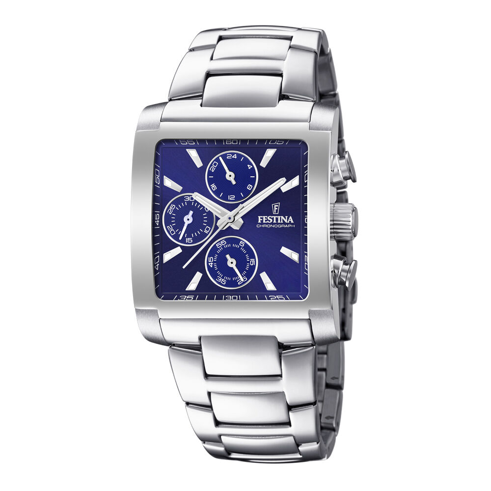 Montres Festina F20423/2 Acier Boucle déployante simple Blanc Rectangulaire  - HIMHB1B6190 • Histoire d'Or