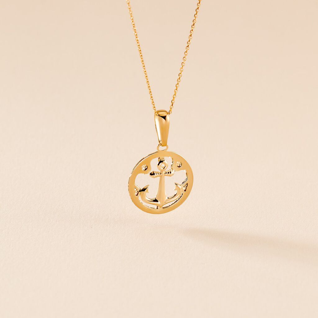 Pendentif Eneas Or Jaune - Pendentifs Homme | Histoire d’Or