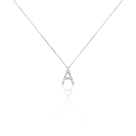 Collier Oran Or Blanc Diamant - Colliers Femme | Histoire d’Or