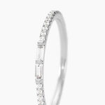 Bague Paoline Argent Blanc Oxyde De Zirconium - Bagues avec pierre Femme | Histoire d&rsquo;Or