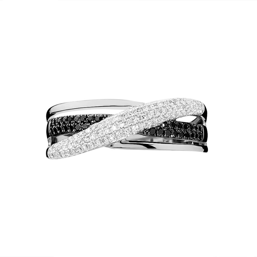 Bague Aina Or Blanc Diamant - Bagues avec pierre Femme | Histoire d’Or
