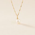 Pendentif Lenonie Or Jaune Perle De Culture - Pendentifs Femme | Histoire d&rsquo;Or