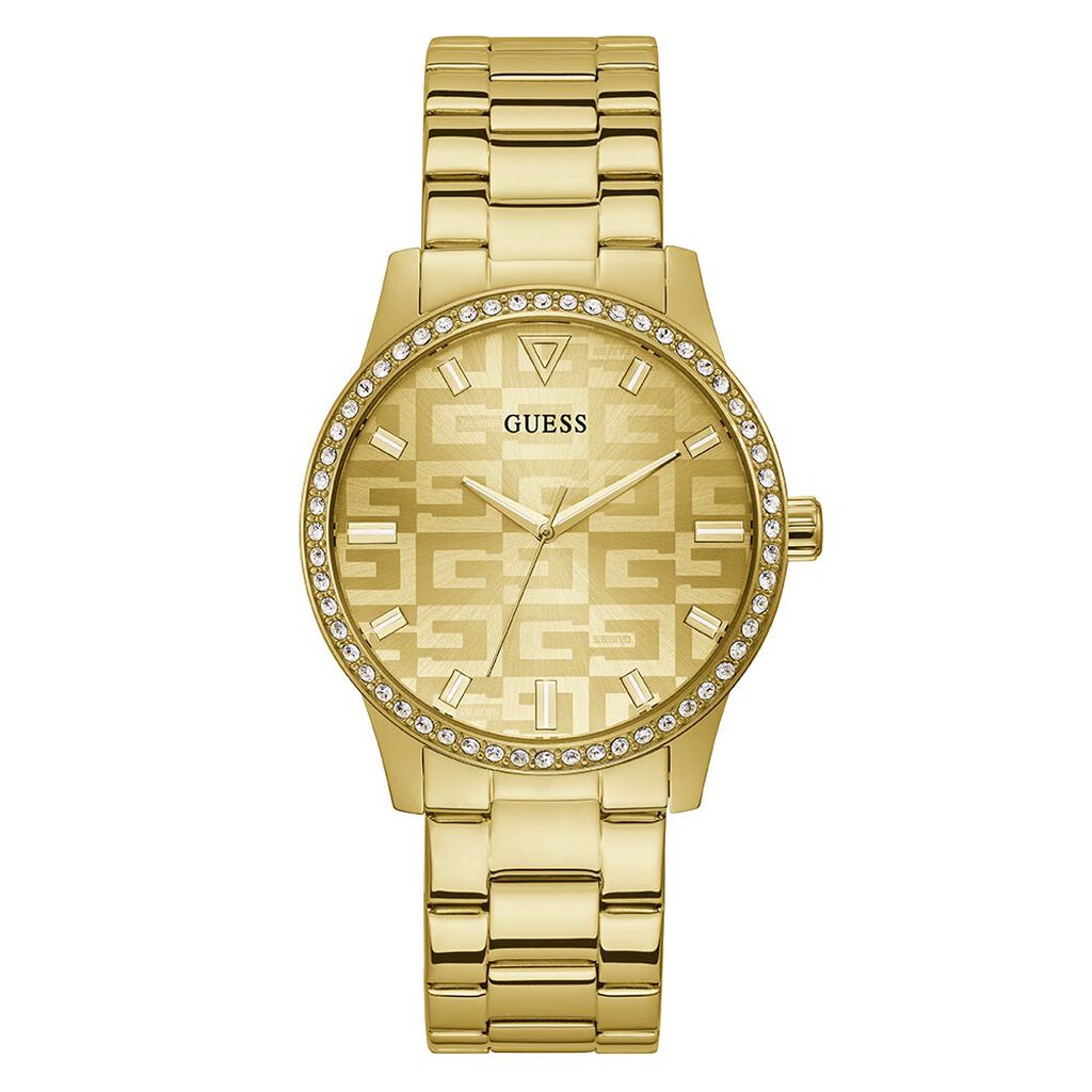 Montre Guess G Check Acier Dore - Montres Femme | Histoire d’Or