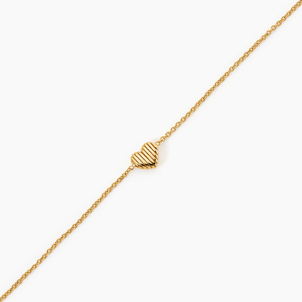 Bracelet Telia Argent Dor&eacute; A L'Or 750/1000 - F&ecirc;te des m&egrave;res Femme | Histoire d&rsquo;Or
