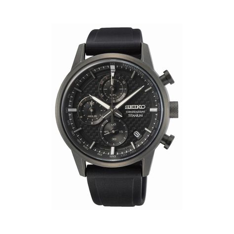 Montre Seiko Sport Titane Noir - Montres Homme | Histoire d&rsquo;Or