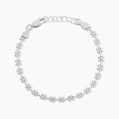 Bracelet Ashlee Argent Blanc - Bracelets Femme | Histoire d&rsquo;Or