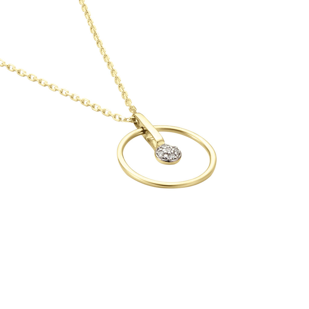 Collier Or Jaune Adrienn Diamants - Colliers Femme | Histoire d’Or