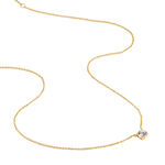 Collier Nilay Plaqu&eacute; Or Jaune Oxyde De Zirconium - Colliers fantaisie Femme | Histoire d&rsquo;Or