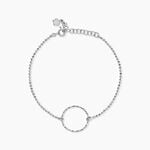 Bracelet Hibis Argent Blanc - Bracelets Femme | Histoire d&rsquo;Or