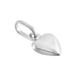 Pendentif Eudocie Coeur Lisse Or Blanc - Pendentifs Famille | Histoire d&rsquo;Or