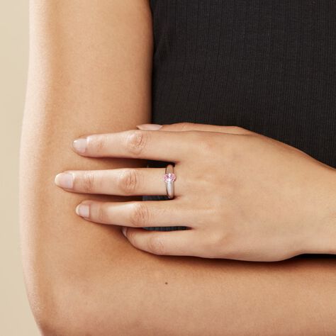 Bague Solitaire Antoinon Argent Oxyde De Zirconium - Bagues solitaires Femme | Histoire d’Or