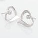 Boucles D'oreilles Puces Daviane Argent Blanc Oxyde De Zirconium - Boucles d'oreilles fantaisie Femme | Histoire d’Or