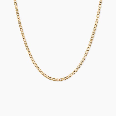 Collier Or Jaune Capucin Maille Marine - Chaines Femme | Histoire d&rsquo;Or