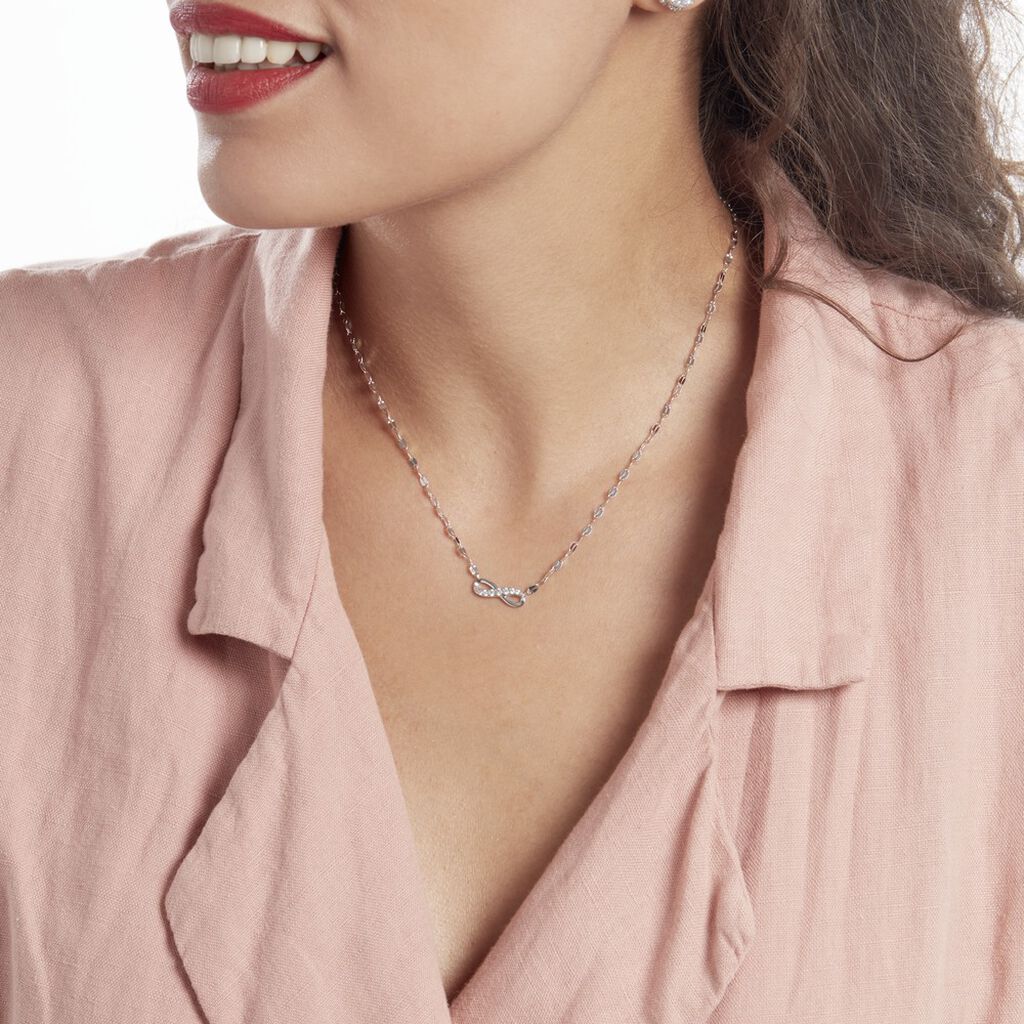 Collier Argent Wendel Oxydes De Zirconium - Colliers fantaisie Femme | Histoire d’Or