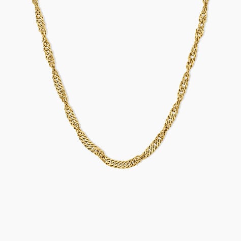 Chaine Cinthia Acier Jaune - Chaines Femme | Histoire d&rsquo;Or