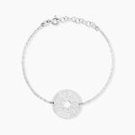 Bracelet Lauretta Argent Blanc - Bracelets Femme | Histoire d&rsquo;Or