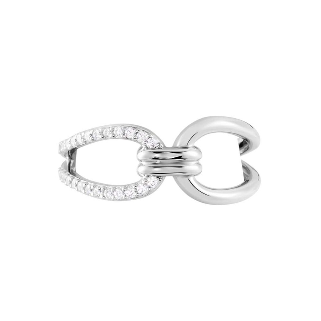 Bague Colas Argent Oxyde De Zirconium - Bagues avec pierre Femme | Histoire d&rsquo;Or
