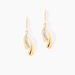 Boucles D'oreilles Pendantes Aube Or Bicolore Diamant - Boucles d'oreilles pendantes Femme | Histoire d’Or